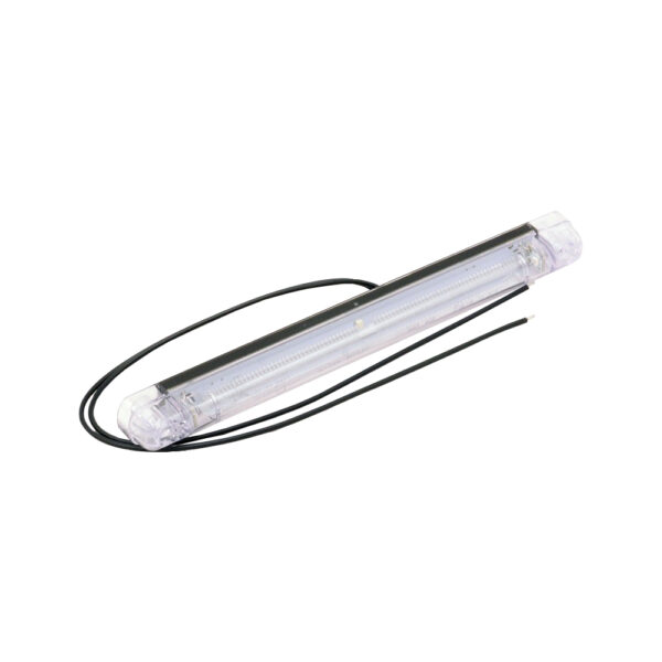 LED-äärivalo keltainen 12/24v 237x20,5mm