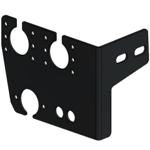 Asennuslevy DUO, ABS, 2xNATO tupelle